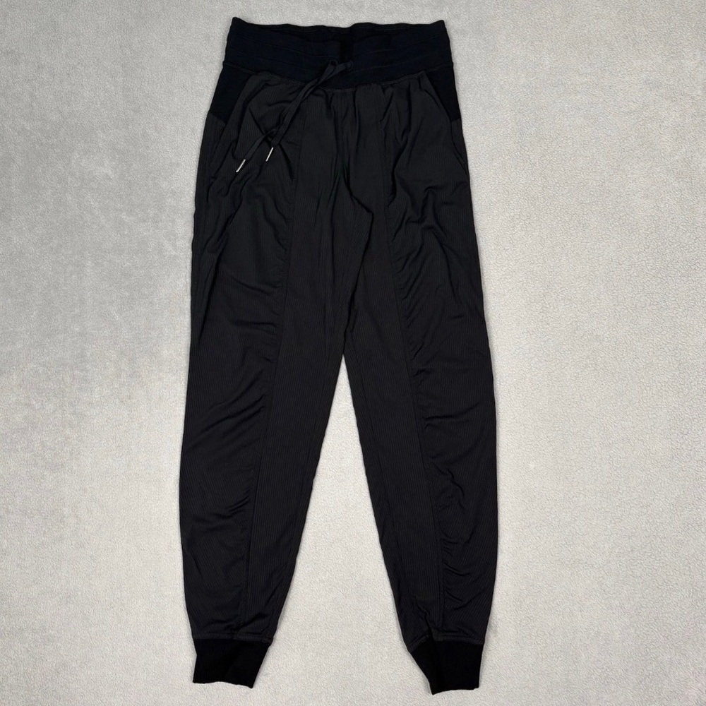 Lululemon Dance Studio Mid-Rise Jogger Pants Full Length Womens Size 4 In Black